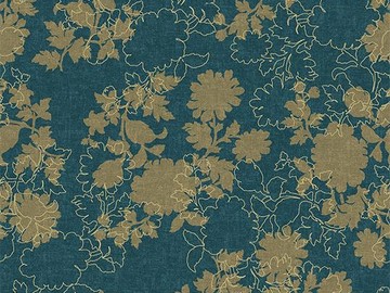 Forbo Flotex Floral 650009 Silhouette Neptune