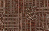 Forbo Flotex Pattern 570001 Grid Leather, 560002 Network Rust