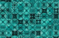 Forbo Flotex Pattern 570001 Grid Leather, 740006 Tension Emerald