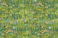 Forbo Flotex Pattern 590014 Plaid Denim, 941 Van Gogh Patch of Grass