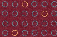 Forbo Flotex Shape 530017 Spin Lagoon, 530004 Spin Cranberry