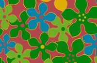 Forbo Flotex Floral 660012 Firework Lagoon, 620009 Blossom Lime