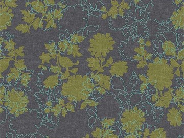 Forbo Flotex Floral 650010 Silhouette Mineral